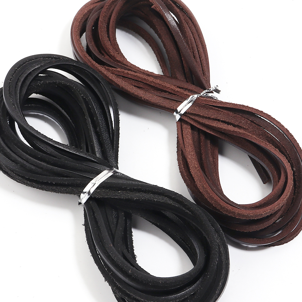 Patent Leather Shine - 5yards 3mm Genuine Cow Leather Cord