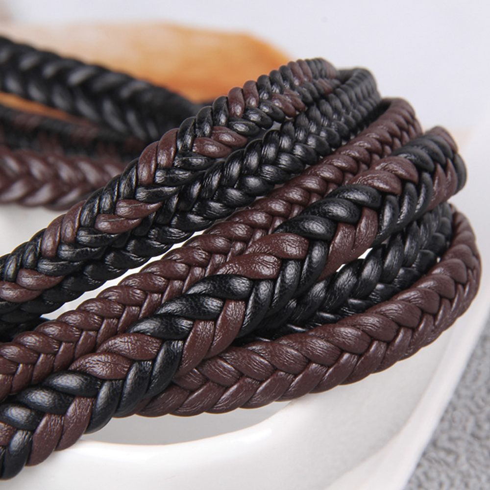 Patent Leather Shine - 2meters PU Leather Cord 6mm/8mm Flat