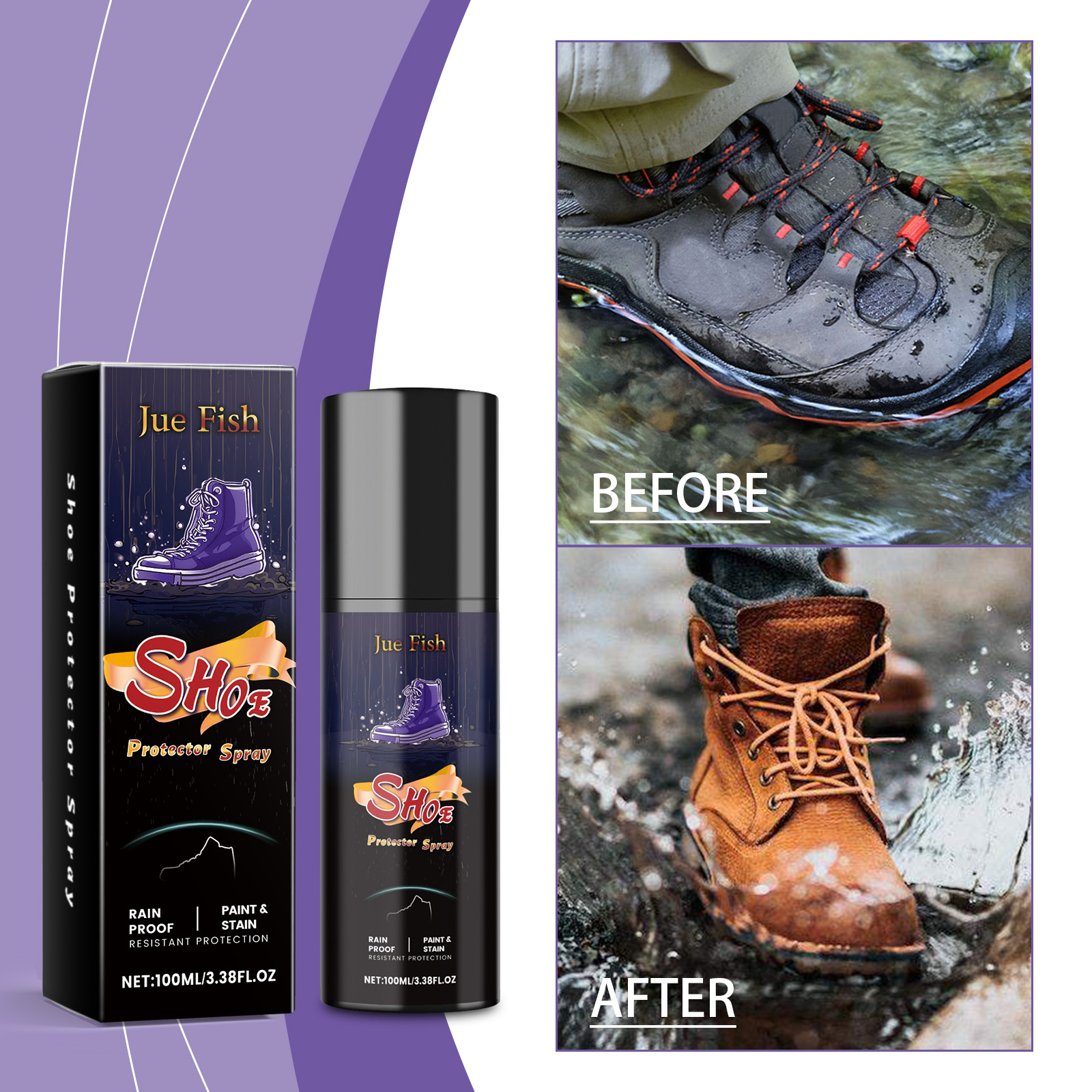 100ML Shoe Protector Spray Cle - đánh giá và giá Waterproof Spray Shoe