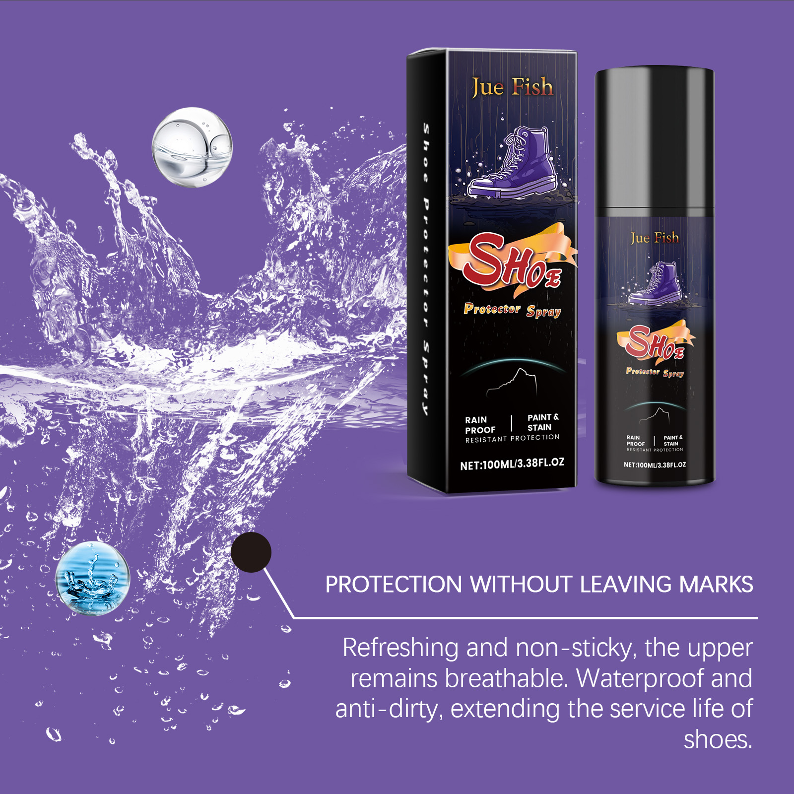 100ML Shoe Protector Spray Cle - đánh giá và giá Waterproof Spray Shoe