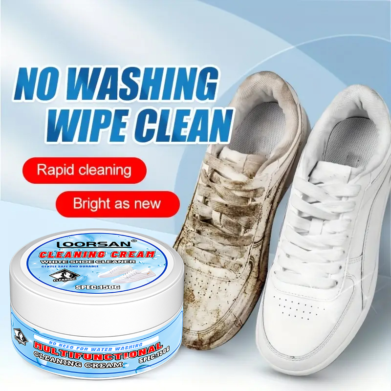 LOORSAN Multifunctional White  - đánh giá và giá Shoe Polish Cream