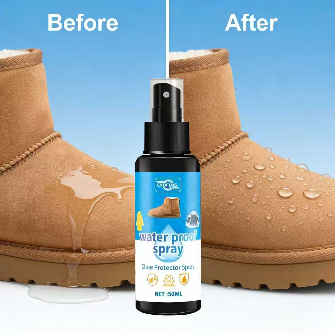 50ML Waterproof Shoe Protector - đánh giá và giá Waterproof Spray Shoe