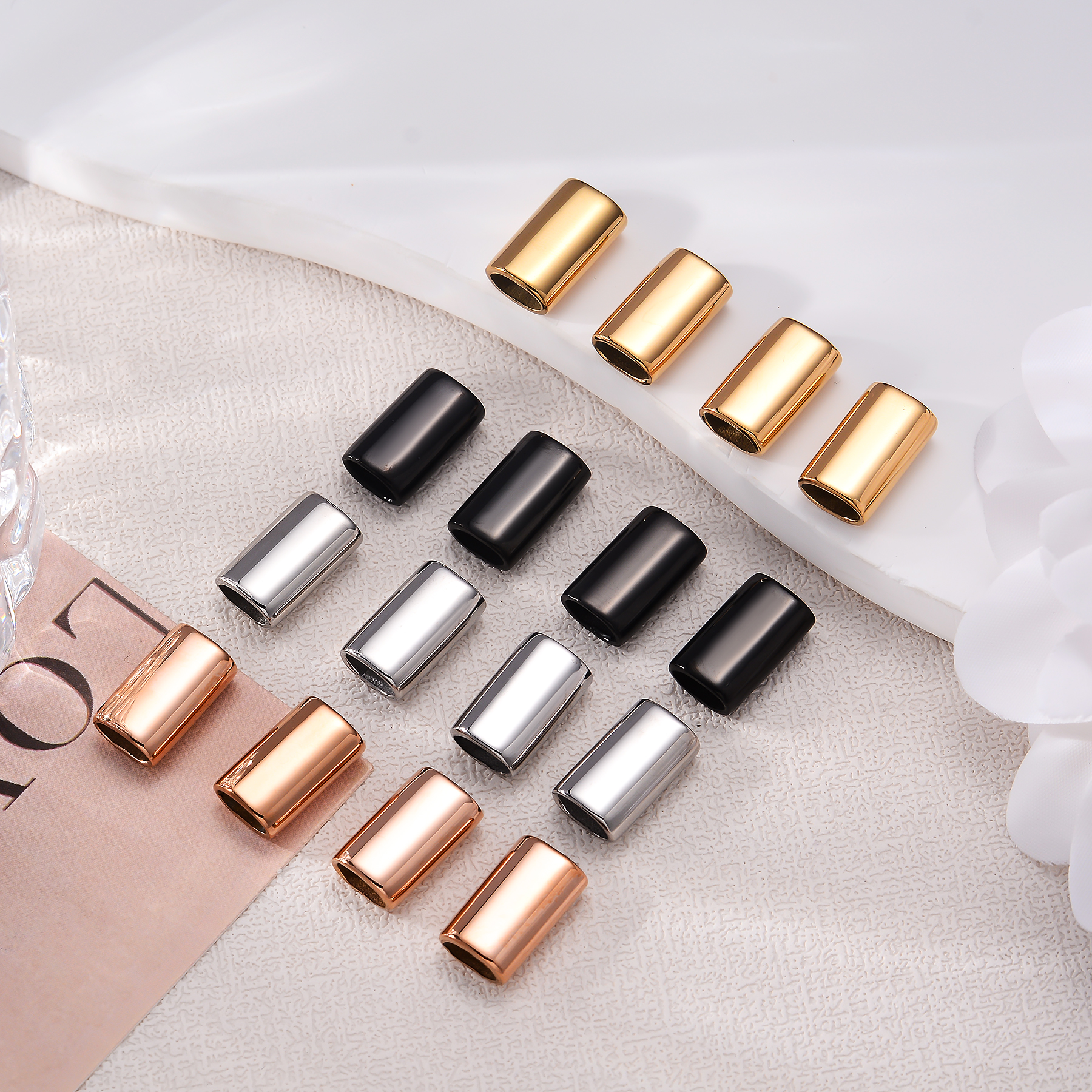 6PCS Stainless Steel Charm Sli - đánh giá và giá Patent Leather Shine