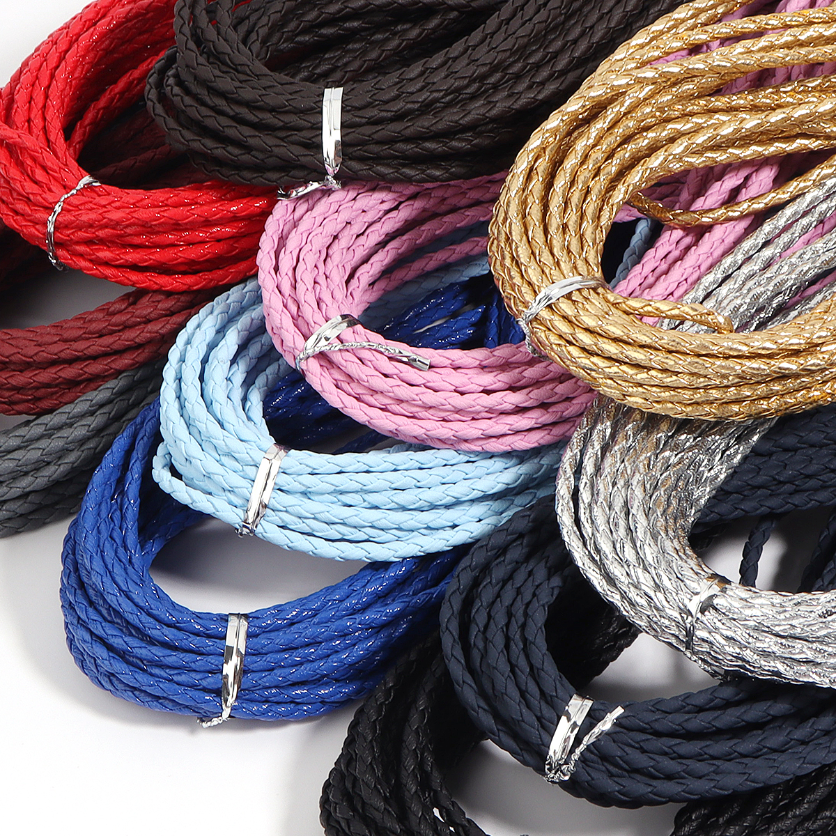 10Yards 3mm Braided Genuine Le - đánh giá và giá Patent Leather Shine