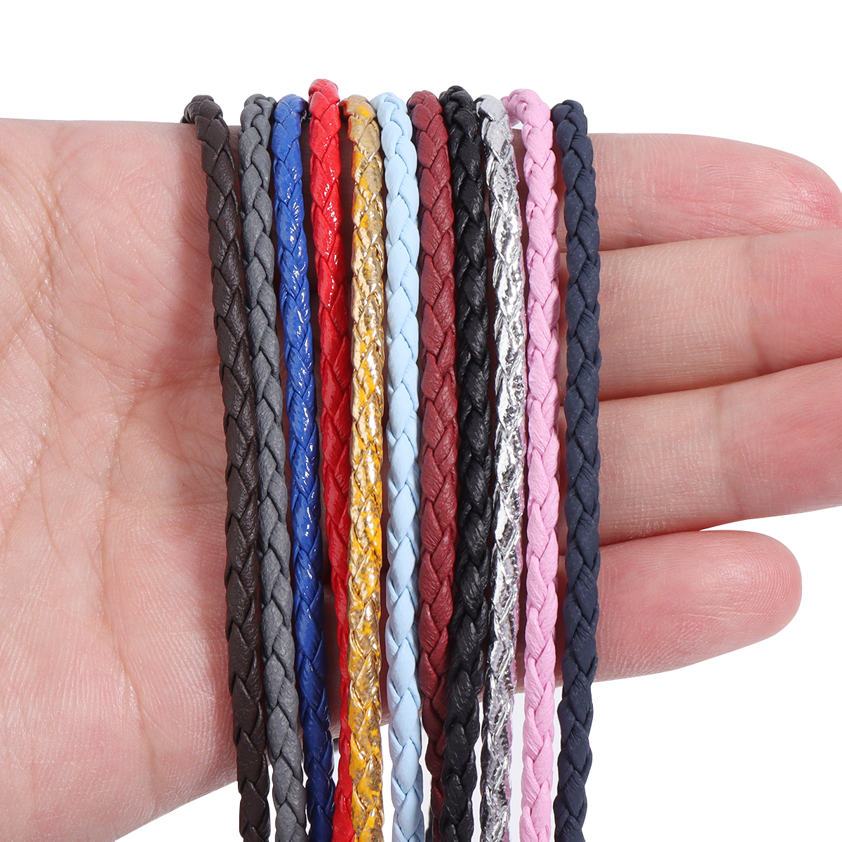 10Yards 3mm Braided Genuine Le - đánh giá và giá Patent Leather Shine